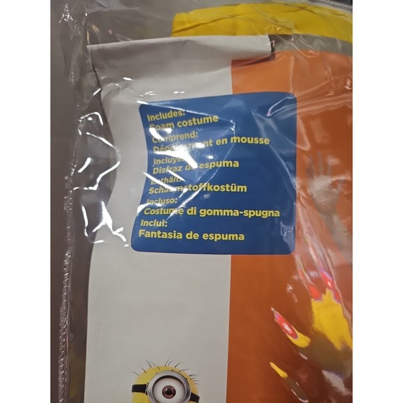 New Rubies Despicable Me2 Minion Dave Child's Med 8-10 Halloween Costume - Picture 3 of 7